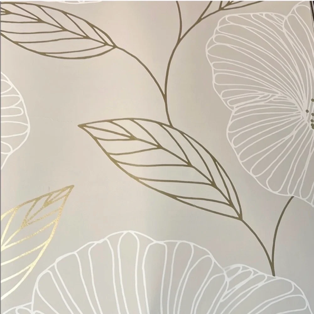 6 Large High Quality Tropical Vibes Textured Floral Wallpaper sheets - 16”x14.5”